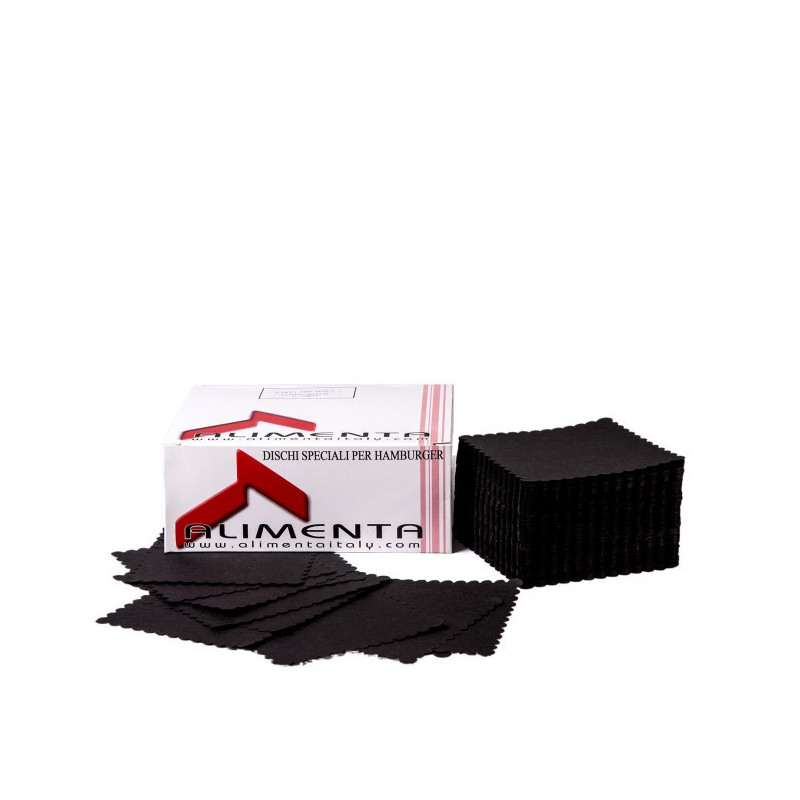 Disco de Papel Forma Cuadrada 110x110 mm Negro 500 gr.